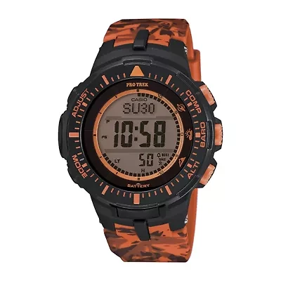 Casio Pro Trek Mens Orange Strap Watch Prg300cm-4