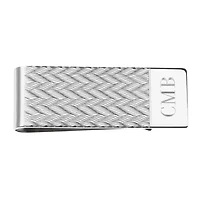 Personalized Zigzag Pattern Money Clip