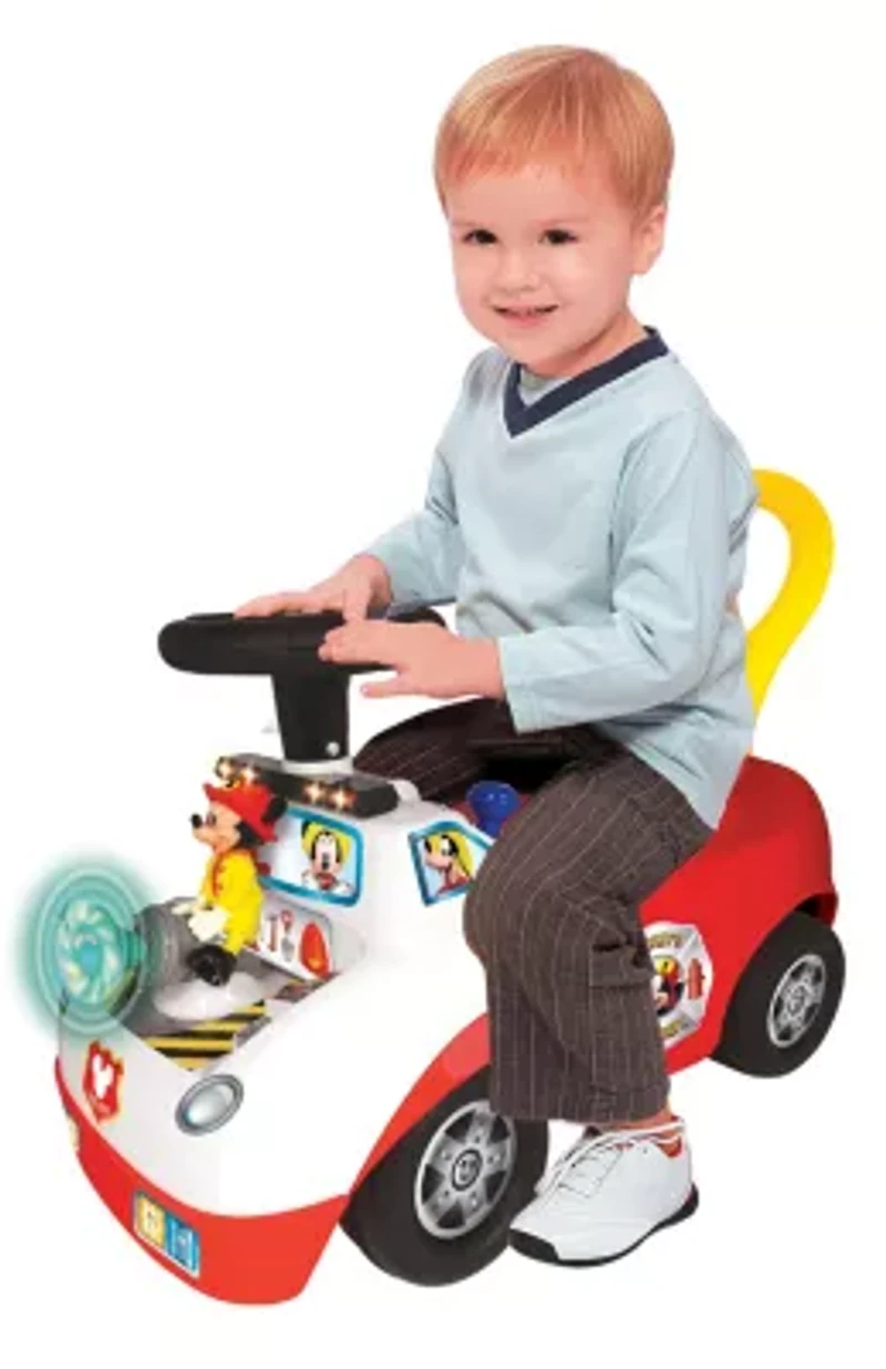 Disney Mickey Mouse Fire Truck Interactive Ride On Ride-On Car