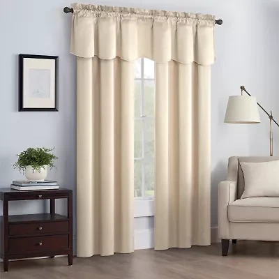 Eclipse Canova Rod Pocket Energy Saving Light-Filtering Single Curtain Panel