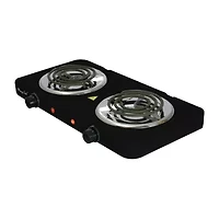 MegaChef Portable Dual Coil Electric Burner