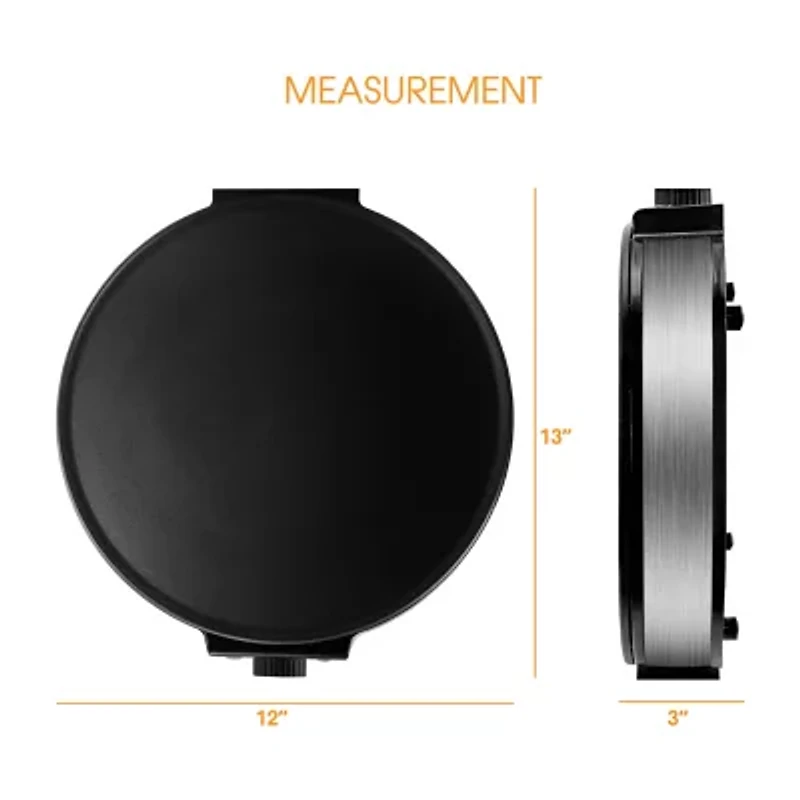MegaChef Crepe and Pancake Maker Breakfast Griddle