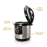 MegaChef 12 Qt Electric Pressure Cooker