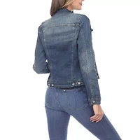 White Mark Womens Denim Midweight Jacket