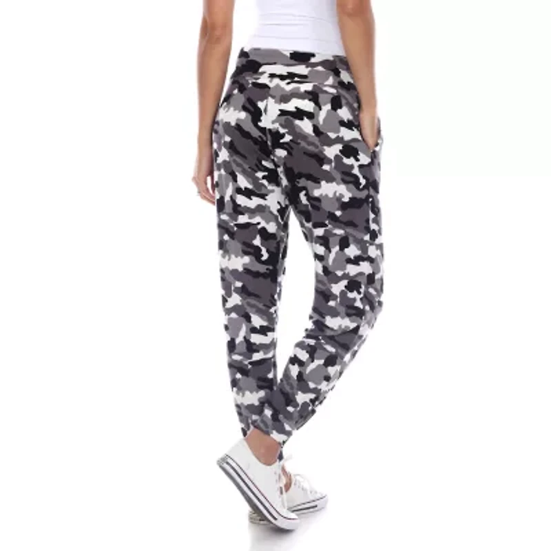White Mark Womens Cuffed Mid Rise Drawstring Pant