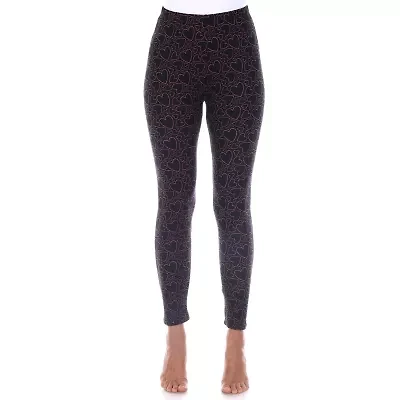 White Mark Womens Mid Rise 26" Full Length Leggings