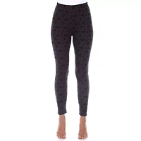 White Mark Womens Mid Rise 26" Full Length Leggings