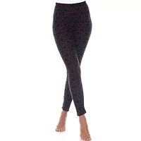 White Mark Womens Mid Rise 26" Full Length Leggings