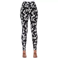 White Mark Womens Mid Rise 26" Full Length Leggings