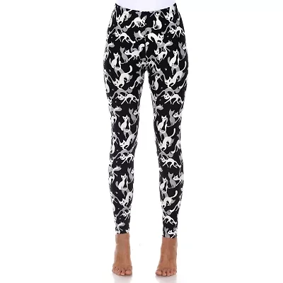 White Mark Womens Mid Rise 26" Full Length Leggings
