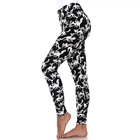 White Mark Womens Mid Rise 26" Full Length Leggings