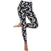 White Mark Womens Mid Rise 26" Full Length Leggings