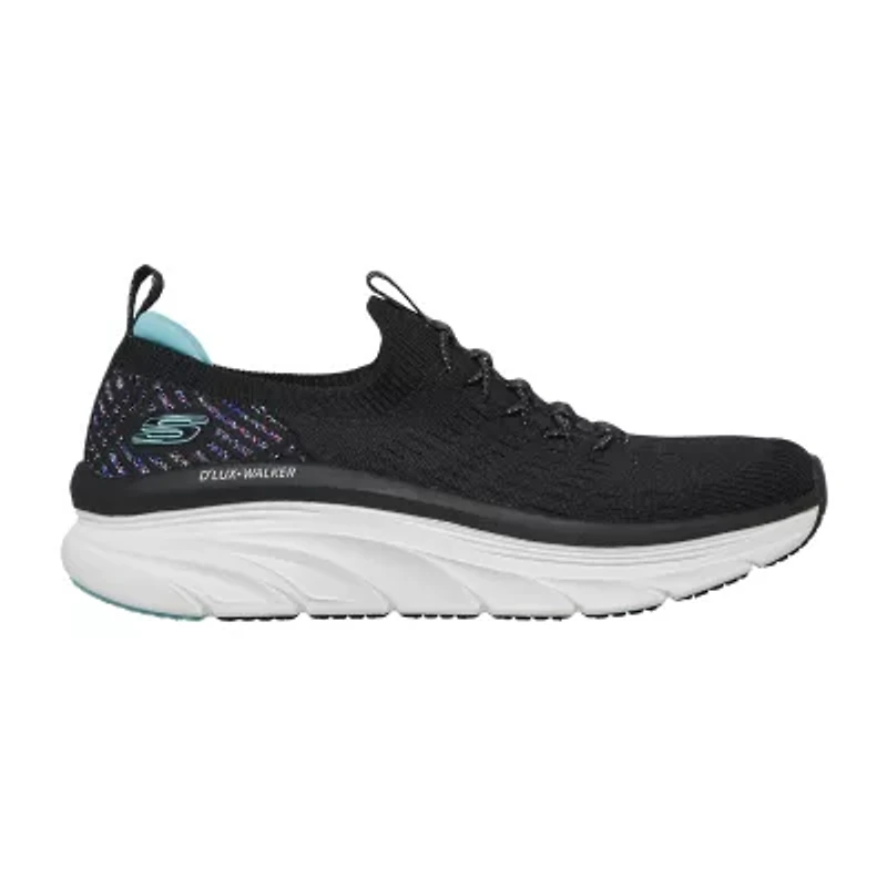 Skechers D'Lux Walker Womens Slip-On Walking Shoes