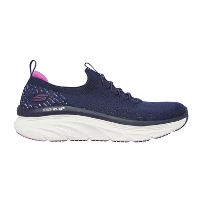 Skechers D'Lux Walker Womens Slip-On Walking Shoes