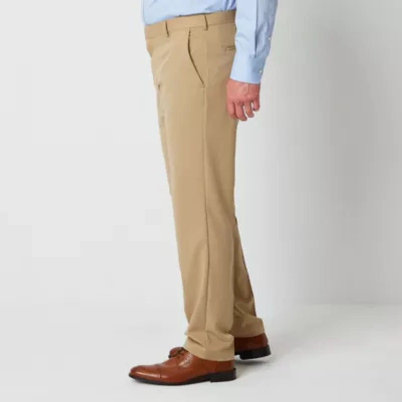 Van Heusen Ultra Flex Mens Classic Fit Dress Flat Front Pant