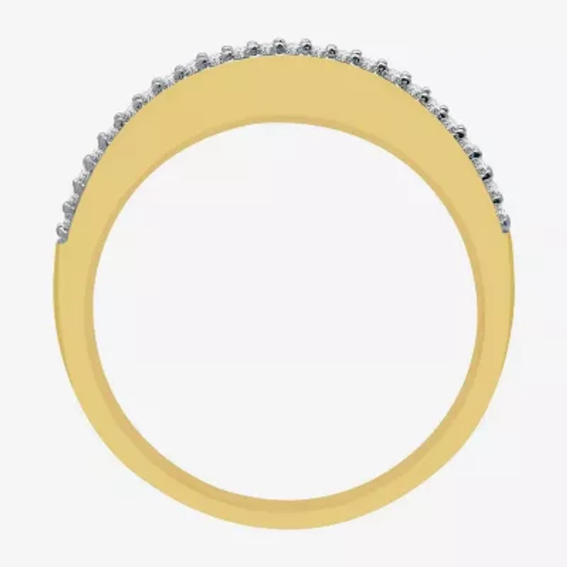 I Said Yes (H-I / I1) Womens 3/4 CT. T.W. Lab Grown White Diamond 14K Gold Over Silver Cushion Side Stone Halo Bridal Set