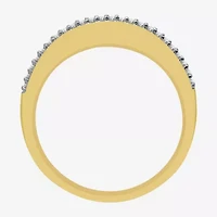 I Said Yes (H-I / I1) Womens 3/4 CT. T.W. Lab Grown White Diamond 14K Gold Over Silver Cushion Side Stone Halo Bridal Set