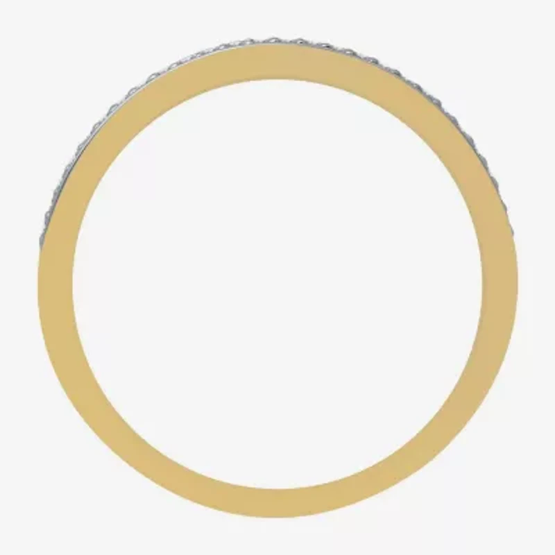 I Said Yes (H-I / I1) Womens 1/4 CT. T.W. Lab Grown White Diamond 14K Gold Over Silver Sterling Solitaire Bridal Set