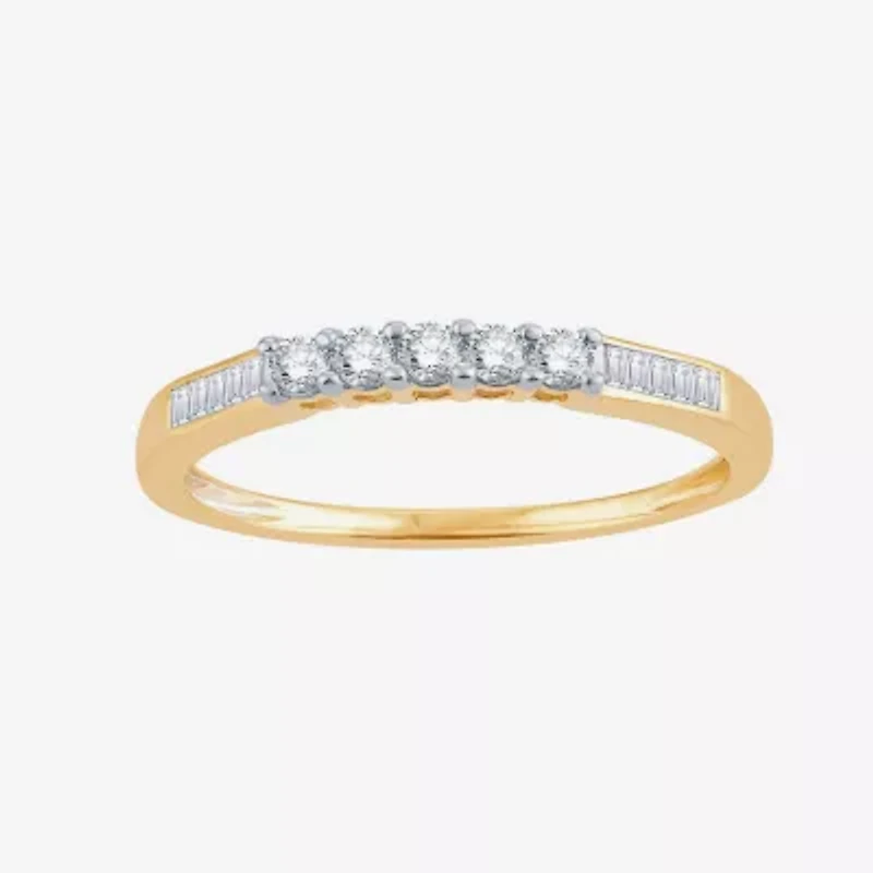 1/4 CT.T.W. Natural Diamond 10K or 14K Gold Wedding Band