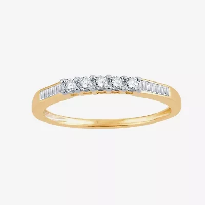 1/4 CT.T.W. Natural Diamond 10K or 14K Gold Wedding Band