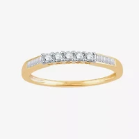 1/4 CT.T.W. Natural Diamond 10K or 14K Gold Wedding Band
