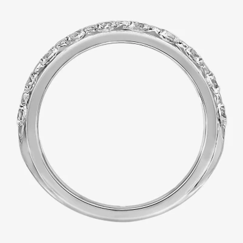 Mens 5MM 2 CT. T.W. Natural White Diamond 10K Gold Wedding Band