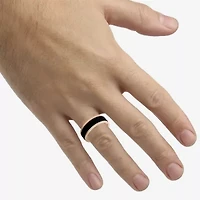 Mens 8MM Genuine Tungsten Wedding Band