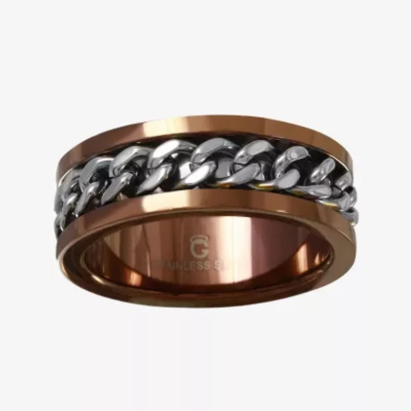 Mens 6MM Stainless Steel Wedding Band