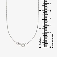 Womens 14K White Gold 18 Inch Wheat Chain Necklace