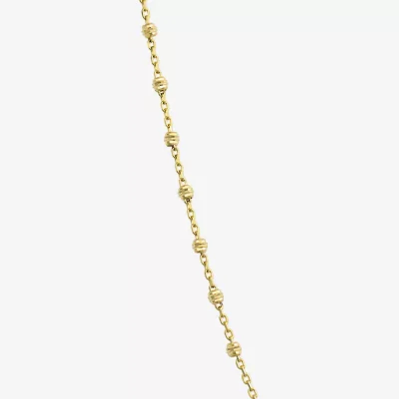 Womens 14K Gold 17 Inch Pendant Necklace