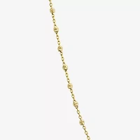 Womens 14K Gold 17 Inch Pendant Necklace