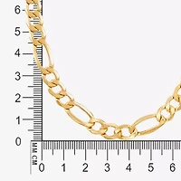 Made in Italy Mens 10K Gold 22 Inch Link Necklace