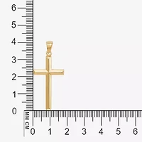 Womens 14K Gold Cross Pendant