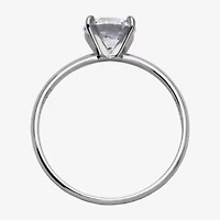 1 1/4 CT. T.W. Cubic Zirconia Platinum Over Silver Round Solitaire Engagement Ring