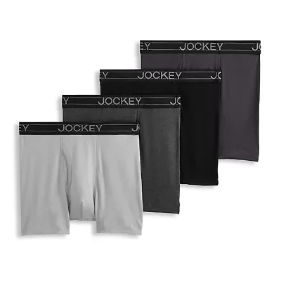 Jockey Everyday Casual Lightweight Cotton Blend Mens Boxer Briefs 2544