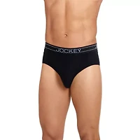 Jockey Lightweight Cotton Blend Mens 5 Pack Briefs 2555