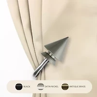 Rod Desyne Cone 2-pc. Curtain Holdback