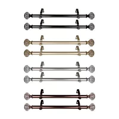 Rod Desyne Elsie 1 Adjustable Side Curtain