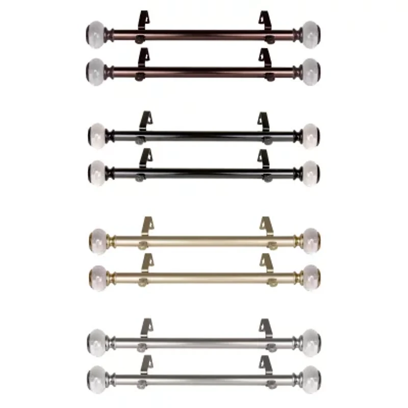 Rod Desyne Ironwood 1 Adjustable Side Curtain