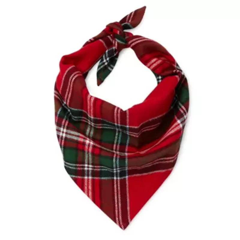 North Pole Trading Co. Mix & Match Plaids Family Matching Family Dog Bandana