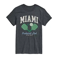 Mens Short Sleeve Pickleball Graphic T-Shirt