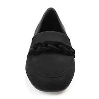 Journee Collection Cordell Womens Square Closed Toe Loafers