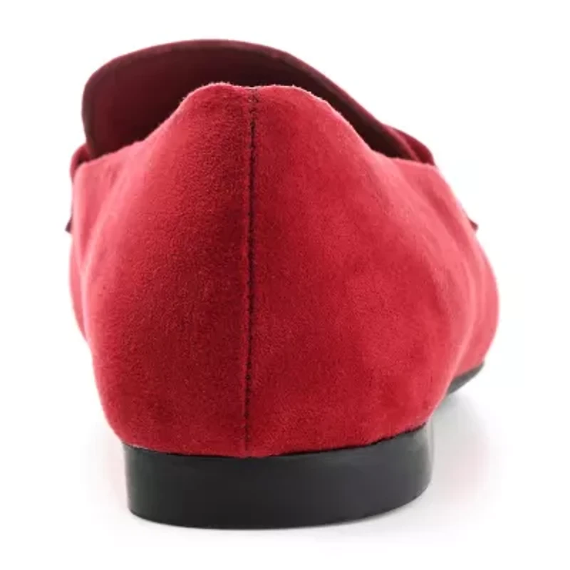 Journee Collection Cordell Womens Square Closed Toe Loafers