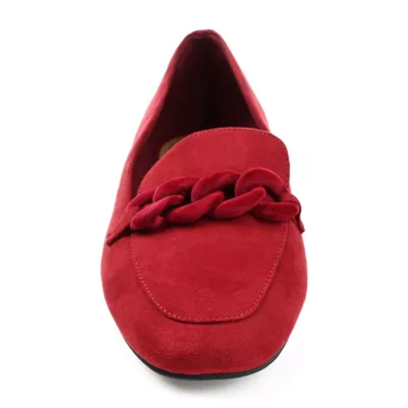 Journee Collection Cordell Womens Square Closed Toe Loafers