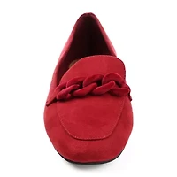 Journee Collection Cordell Womens Square Closed Toe Loafers