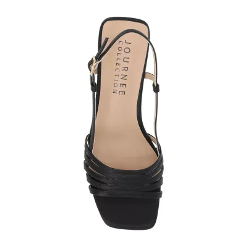Journee Collection Womens Shayana Heeled Sandals