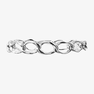 Silver Treasures Womens 3.5MM Sterling Band
