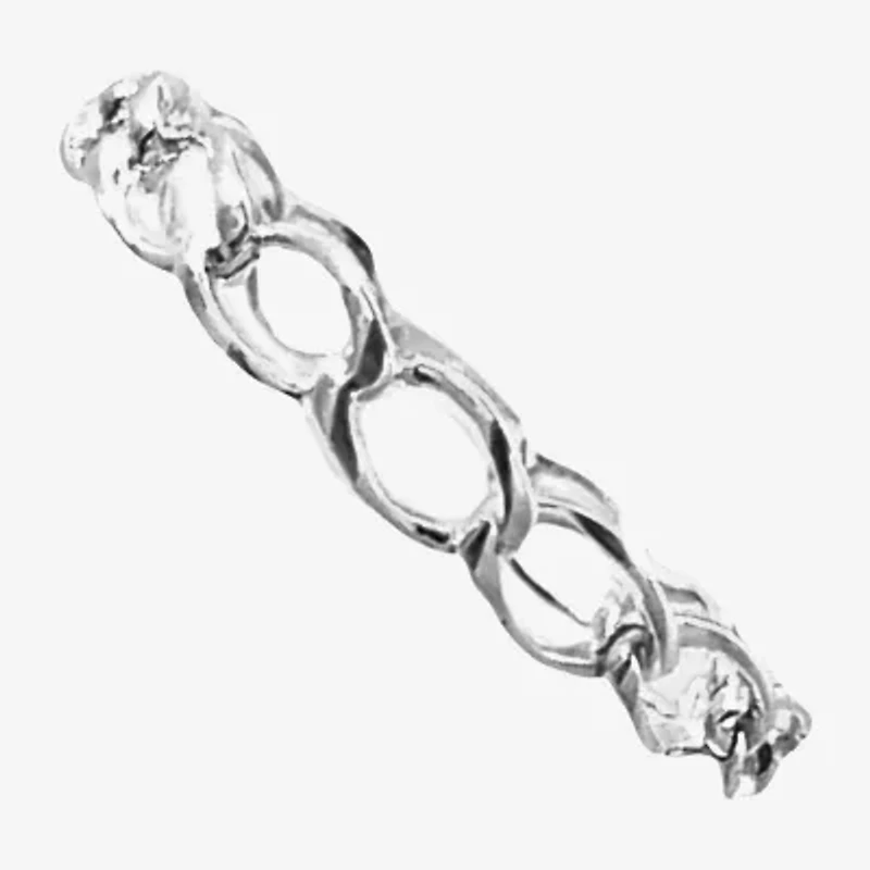 Silver Treasures Womens 3.5MM Sterling Band