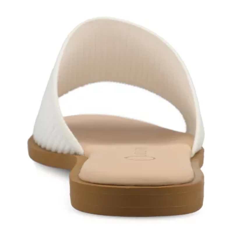 Journee Collection Womens Prisilla Flat Sandals