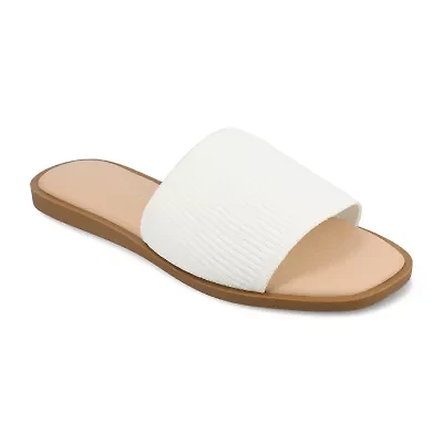 Journee Collection Womens Prisilla Flat Sandals